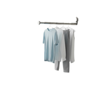 Gancho de Pared con Ventosa Ajustable Telescópico para Colgar Ropa - Tendedero sin Taladro para Baño y Balcón