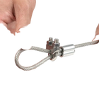 Juego Completo de Cuerda para Tendedero Recubierta de Plástico, Cable de Acero Inoxidable 304, para Interior o Exterior, con Tornillos de Expansión
