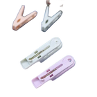 Juego de Cuerda de Ropa con 12 Pinzas Coloridas, Multifuncional, Antiviento, para Uso Interior y Exterior - Portátil y Resistente