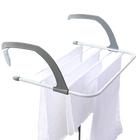 Juego de Cuerda para Tender Ropa, Tendedero Portátil Plegable para Barandillas de Balcón, Alféizar de Ventana, Tendedero Retráctil para Balcón, Perche