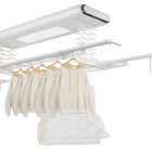Nuevo Tendedero Eléctrico Plegable Inteligente 2024, Capacidad Máx. 35 Kg, con Luz de Balcón y Bastidor para Secar la Ropa