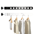Nuevo tendedero plegable de aluminio montado en pared para ropa