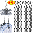Organizador de Colgadores de Ropa de Acero Inoxidable Plegable y Ahorrador de Espacio