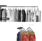 Organizador de Ropa Colgante Metálico 2 Piezas