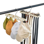 Organizador Multifuncional de Corbatas y Cinturones, Perchero para Bufandas, Tendedero de Ropa Plegable