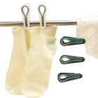 Pack de 12 Pinzas de Ropa sin Dejar Marca para Colgar Ropa y Calcetines