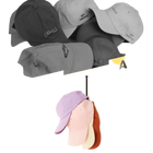 Pack de 2 Organizadores de Gorras de Acero Inoxidable - Estante para Gorras