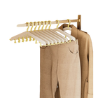 Percha de Ropa Plegable 5/10 Piezas con Pinzas sin Marcas para Secar Ropa y Calcetines, Ideal para Viajes y Hoteles