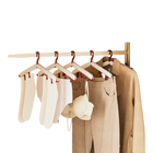 Percha de Ropa Plegable 5/10 Piezas con Pinzas sin Marcas para Secar Ropa y Calcetines, Ideal para Viajes y Hoteles