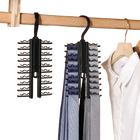 Percha para Corbata Giratoria 20 Ranuras - Organizador de Armario para Corbata y Cinturón