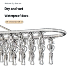 Percha para Secar Ropa de Acero Inoxidable con 20 Pinzas