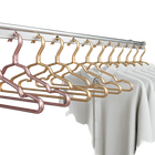 Perchas de Metal con Superficie Lisa, Resistentes y Duraderas para Camisas, Vestidos, Chaquetas y Pantalones - Juego de 5 o 10