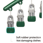Perchas Multi-pinza Versátiles para Calcetines, Ropa Interior, Bufandas, Corbatas, Pañuelos - Ahorro de Espacio