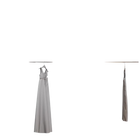 Perchero Colgante de Acero Inoxidable con Luz LED para Pared y Techo