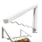 Percha de Pared Plegable Sin Taladro, Tendedero de Ropa Plegable con capacidad de 9 kg, Diseño Ondulado