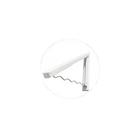 Percha de Pared Plegable Sin Taladro, Tendedero de Ropa Plegable con capacidad de 9 kg, Diseño Ondulado