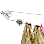 Polea para Tendedero de Ropa de Alta Resistencia | Sistema de Cuerda Exterior Antideslizante