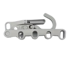 Set de 2 Colgadores Plegables de 5 Ganchos, Ergonómico y Ahorrador de Espacio para Viaje, Hotel, Dormitorio, Hogar