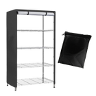 Storage Shelving Unit Cover See Through, Fits Racks 48