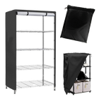 Storage Shelving Unit Cover See Through, Fits Racks 48