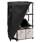 Storage Shelving Unit Cover See Through, Fits Racks 48