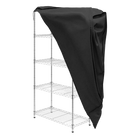 Storage Shelving Unit Cover See Through, Fits Racks 48