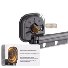 Tendedero de Acero Inoxidable Plegable Retráctil de Pared 360° para Lavandería Balcón Dormitorio - Sin Agujeros Ventosa