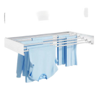 Tendedero de Pared Plegable con 6 Varillas de Acero Inoxidable