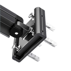 Tendedero de Pared Plegable con Ventosa y Percha Retráctil de 3 Pliegues