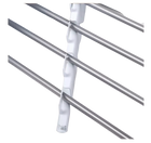 Tendedero de pared plegable Kynley, secador de ropa compacto con capacidad de 30 kg, 6 barras de aluminio de 80 cm, ahorra espacio con solo 2.5 cm de
