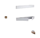 Tendedero de pared plegable Kynley, secador de ropa compacto con capacidad de 30 kg, 6 barras de aluminio de 80 cm, ahorra espacio con solo 2.5 cm de