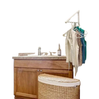 Tendedero de Pared Plegable para Ropa - Colgador Retráctil Ahorrador de Espacio