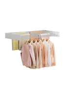 Tendedero de Pared Plegable SONGMICS, Secador de Ropa de Pared con 6 Barras de Aluminio, Diseño de Ahorro de Espacio para Uso Interior y Exterior, Car