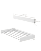 Tendedero de Pared Plegable SONGMICS, Secador de Ropa de Pared con 6 Barras de Aluminio, Diseño de Ahorro de Espacio para Uso Interior y Exterior, Car
