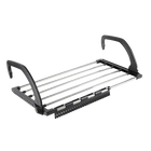 Tendedero de Pared Plegable TopRed ALLPERCOM – Secador de Ropa Compacto de Acero Inoxidable