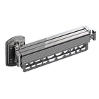 Tendedero de Pared Plegable y Retráctil Resistente para Ropa Colgante