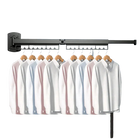 Tendedero de Pared Plegable y Retráctil Resistente para Ropa Colgante
