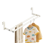 Tendedero de Pared Retráctil de Alta Resistencia, Ahorro de Espacio para Toallas y Ropa, para Radiador, Dormitorio y Baño