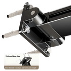 Tendedero de Pared Retráctil de Aluminio Negro - Plegable y Antiviento