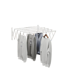 Tendedero de Pared Retráctil Plegable Ahorro Espacio – Blanco
