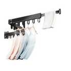 Tendedero de Pared Plegable Retráctil - Ahorra Espacio en Balcón y Baño