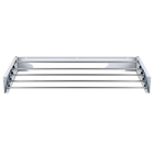 Tendedero de Pared Retráctil T-LoVendo - Plegable y Compacto de Aluminio con 5 Varillas para Interior y Exterior, Ahorro de Energía y Espacio