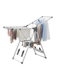 Tendedero de Ropa Ajustable de 2 Niveles, Plegable de Aluminio Antióxido, Estructura A-Frame Estable para Uso Interior y Exterior