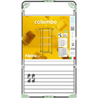Tendedero de Ropa Colombo Alpina 30 - 30m, 11kg, Acero, Plegable