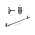Tendedero de ropa con ventosa, extensible de 49 a 208 cm, para balcón y ventana sin taladro