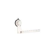 Tendedero de Ropa con Ventosa, Plegable, para Interior y Exterior, Perchero de Pared para Baño, Secador Portátil con Ganchos y Almacenamiento
