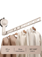 Tendedero de Ropa con Ventosa, Plegable, para Interior y Exterior, Perchero de Pared para Baño, Secador Portátil con Ganchos y Almacenamiento