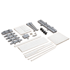 Tendedero de ropa de 4 niveles con ruedas, plegable, 64x75x170 cm, gran capacidad, fácil montaje, interior y exterior, disponible en 2 colores