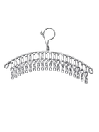 Tendedero de ropa de acero inoxidable con múltiples pinzas - Perchero para ropa interior, calcetines y prendas de bebé