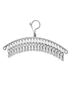 Tendedero de ropa de acero inoxidable con múltiples pinzas - Perchero para ropa interior, calcetines y prendas de bebé